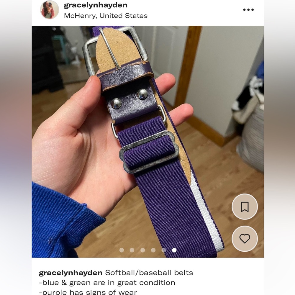 Softball/baseball Belt